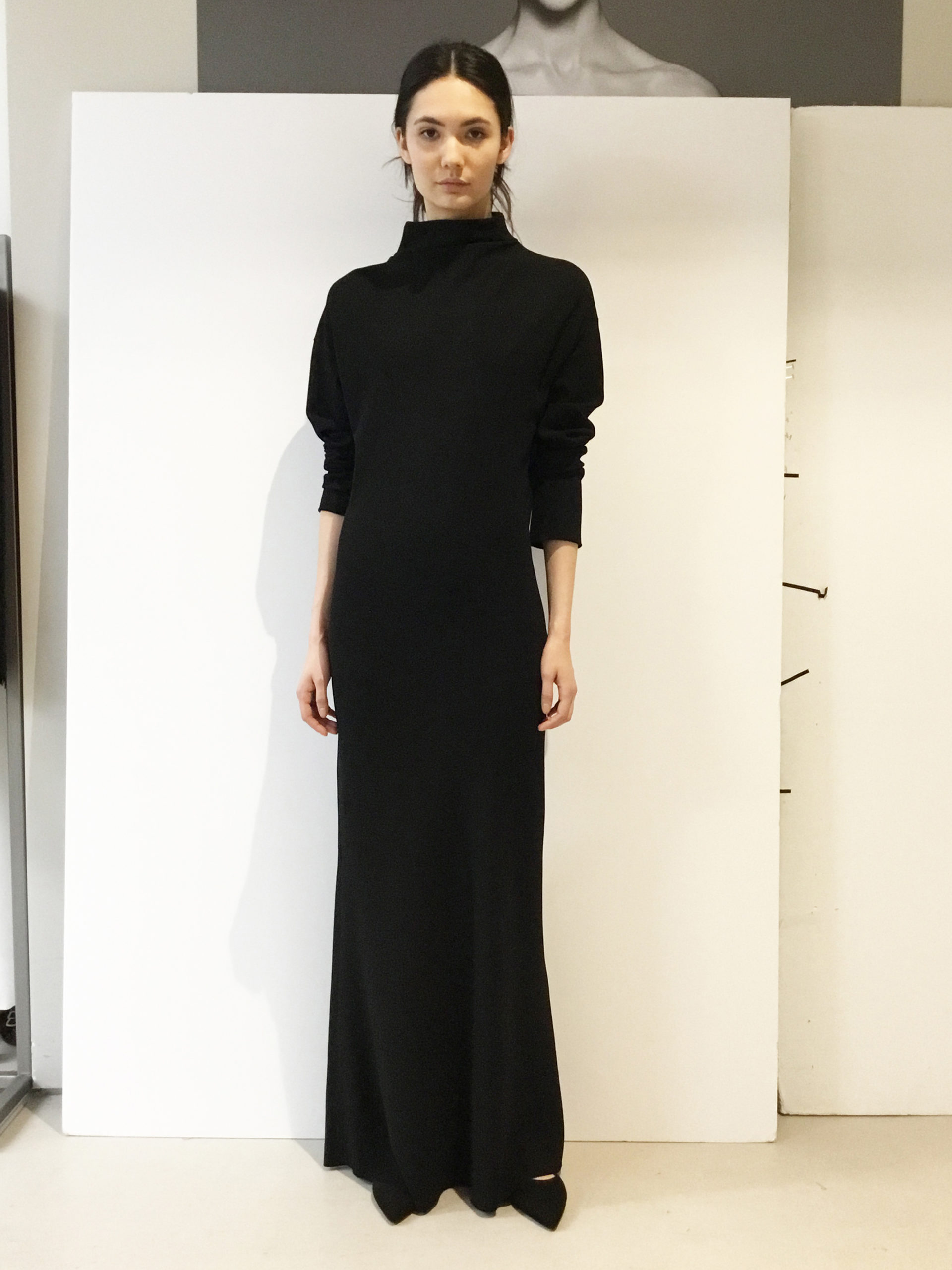 NAVONA JERSEY_mock maxi dress